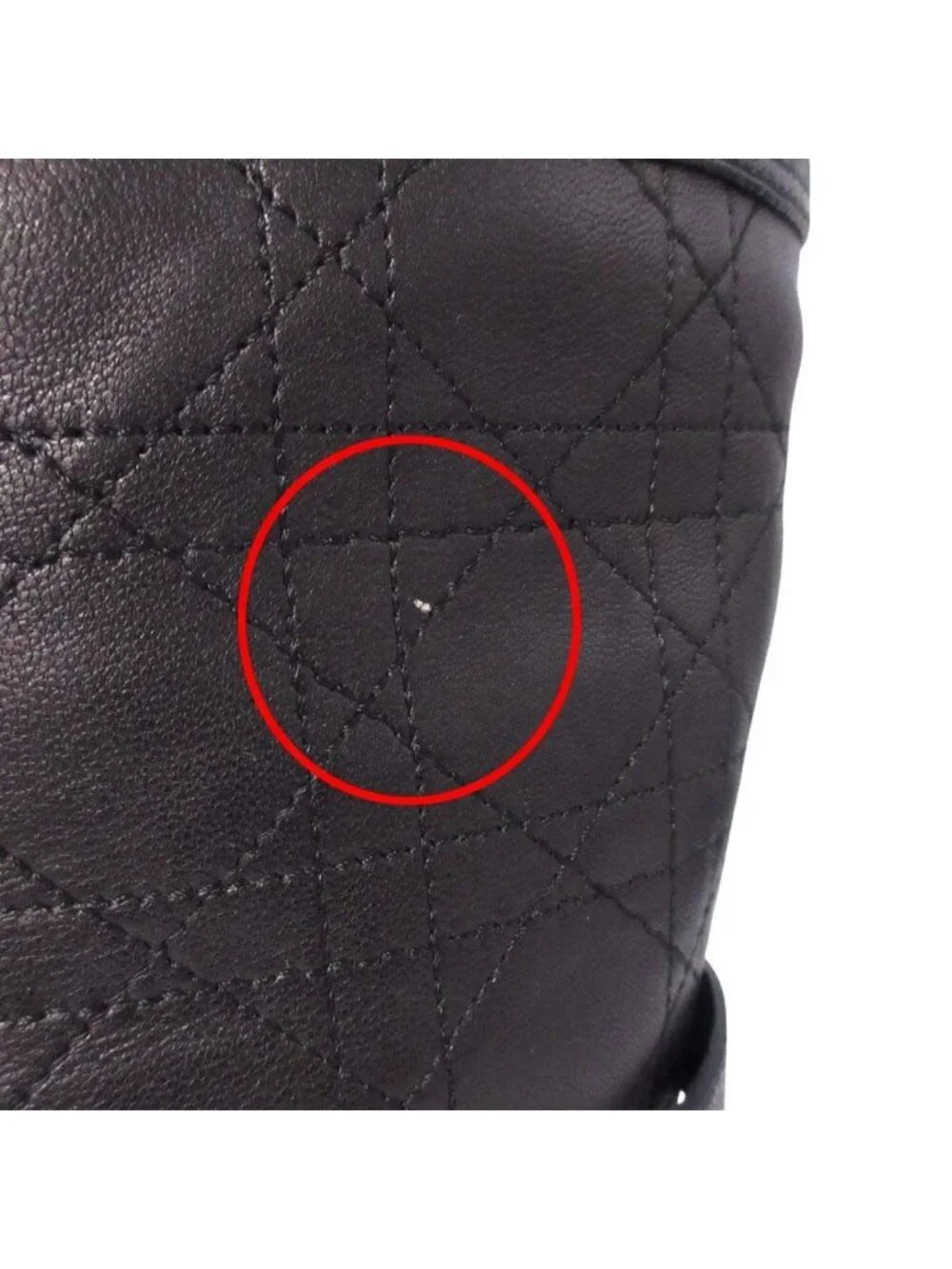 Dior Biker Cannage Low Boot Boots Black - Picture 14 of 15